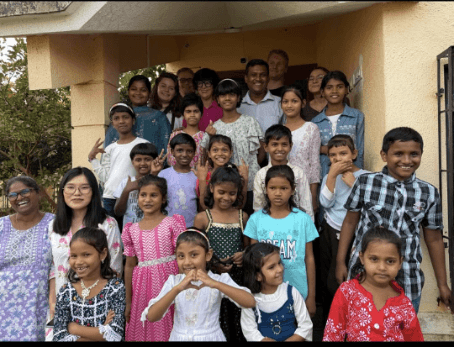 Kinder des RENA HOME in Mumbai, Indien